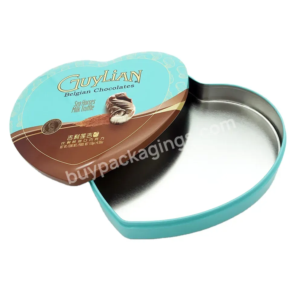 Colors Chocolate Heart Shaped Tin Can - Buy Chocolate Heart Shaped Tin Can,Top Chocolate Heart Shaped Tin Can Packaging,Heart Shaped Chocloate Tin Can Packaging.