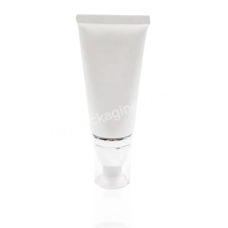 Competitive Price Empty White Airless 20ml Cosmetic Packaging Soft Tube Bottle Airless Pump Tube Sprayer - Buy White Tube Packaging,100ml White Tube,50ml Matte White Tube.