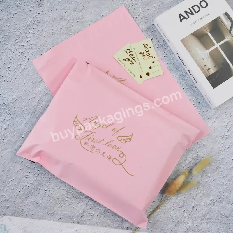 Compostable Biodegradable Matte Pink Poly Mailer Envelope Plastic Mail Packaging Shipping Postal Bag For Clothing - Buy Biodegradable Compostable Mailer,Shipping Bag Compostable,Pink Poly Mailer Envelope Plastic Mail Bag.