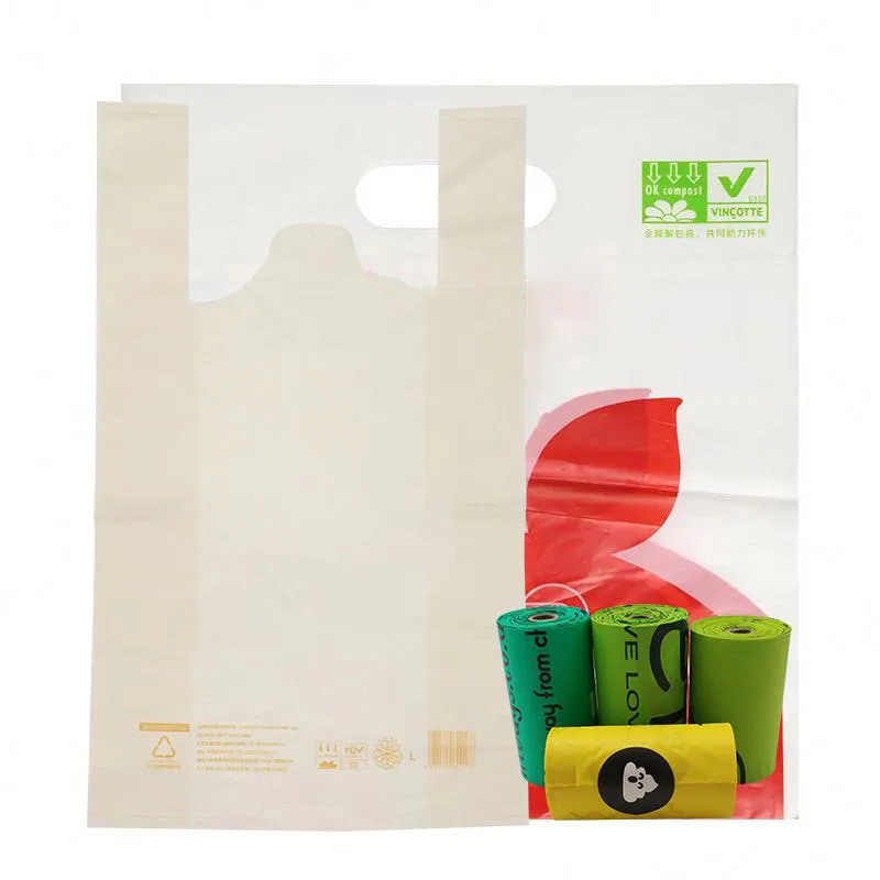 Compostable Corn Starch Based Plastic Pouch 100 Biodegradable Cornstarch Bags