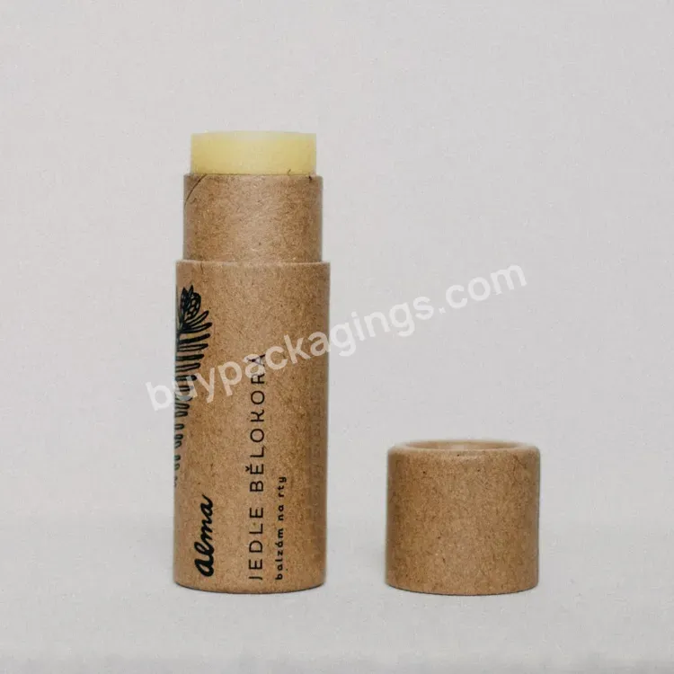 Compostable Deodorant Stick Container White Round Paperboard Push Up Tube Boxes Packaging - Buy White Round Boxes,Compostable Container,Paperboard Push Up Tube.