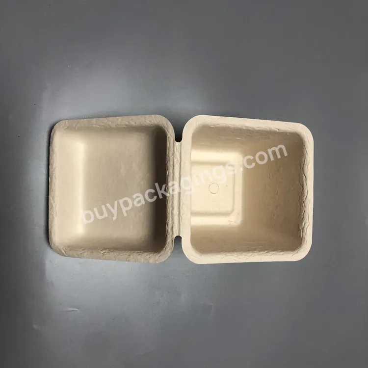 Compostable Eco Friendly Biodegradable Box Bamboo Fiber Bagasse Pulp Molded Packaging - Buy Recycled Paper Pulp Box,Customize Box,Biodegradable Recycled Bamboor Pulp Box.