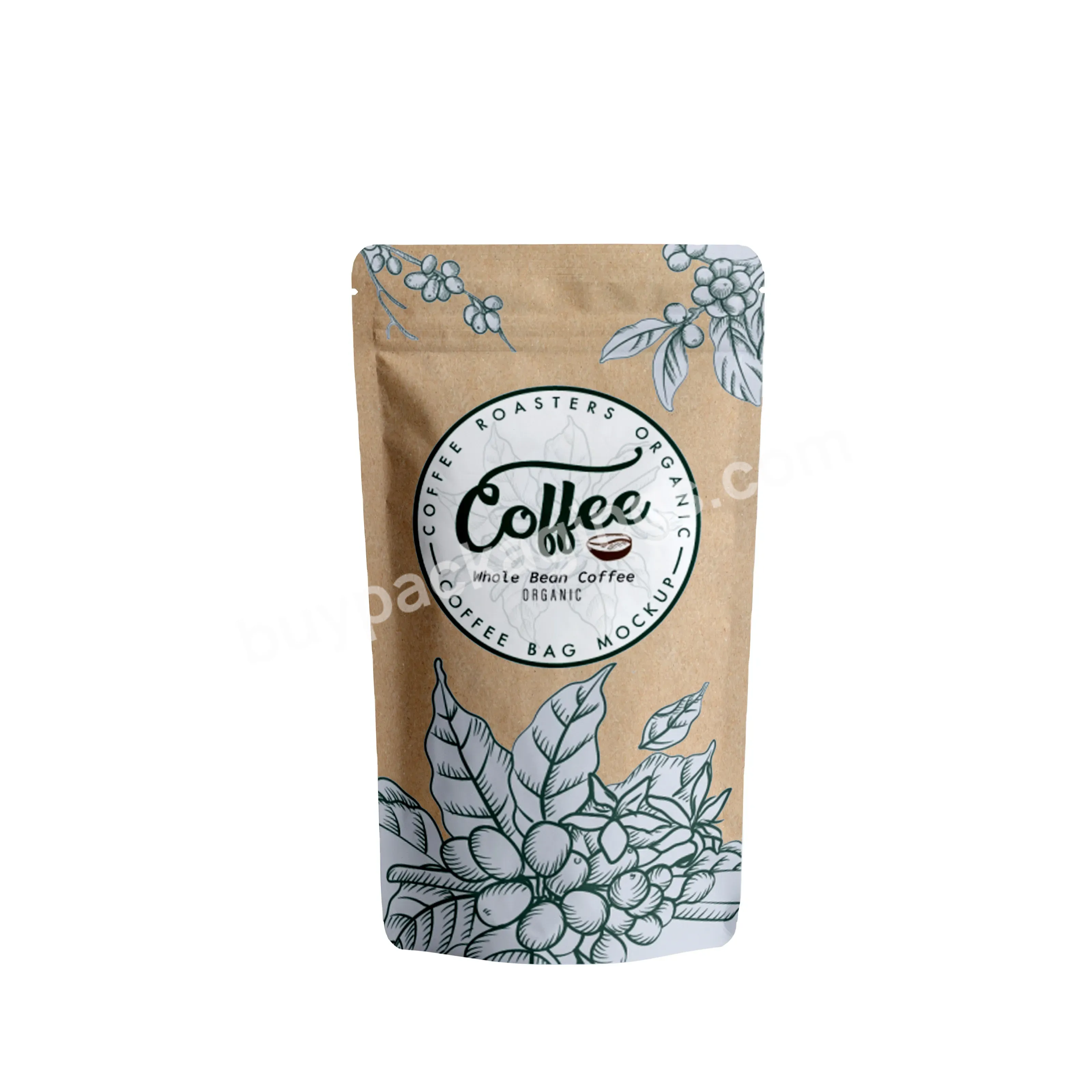 Compostable High Quality Craft Paper Coffee Pouch Water Proof Custom Print Coffee-mate-powder Pouch - Buy Coffee-mate-powder Pouch,Paper Coffee Pouch,Coffee Pouch Craft.
