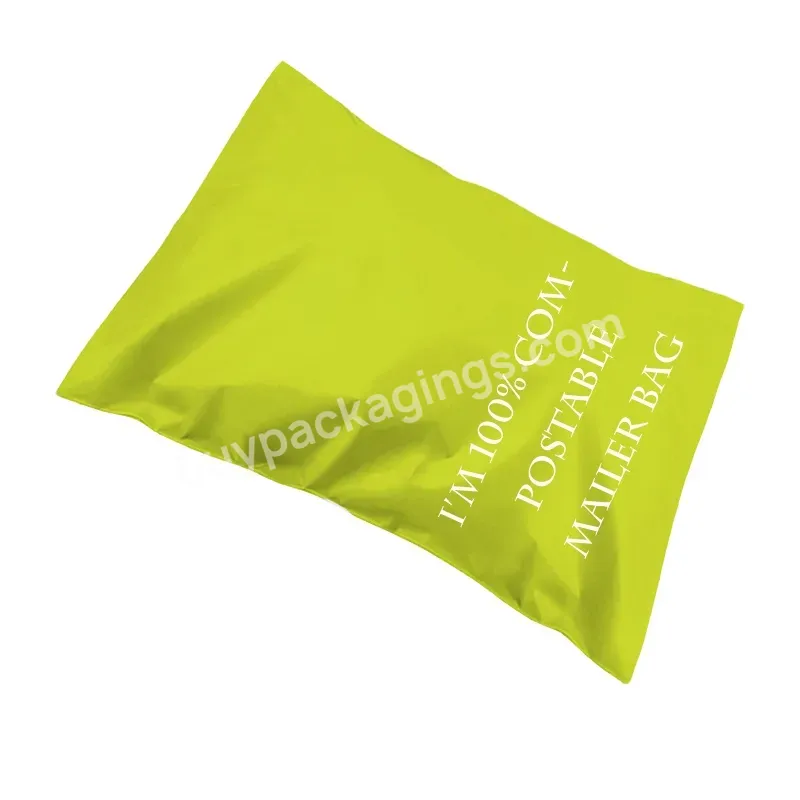 Compostable Mailer Biodegradable Packaging Custom Logo Courier Bag Poly Mailer Bag For Shoes/clothing - Buy Bio Plastic Bag,Compostable Mailers,Custom Shipping Bag.
