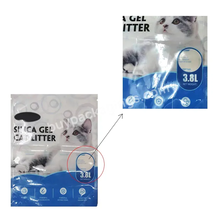 Compostable Tofu Cat Sand Litter Package Paper Pet Food Bag With Holes - Buy Cat Food Bag,Doog Food Bag,Pet Food Bag.