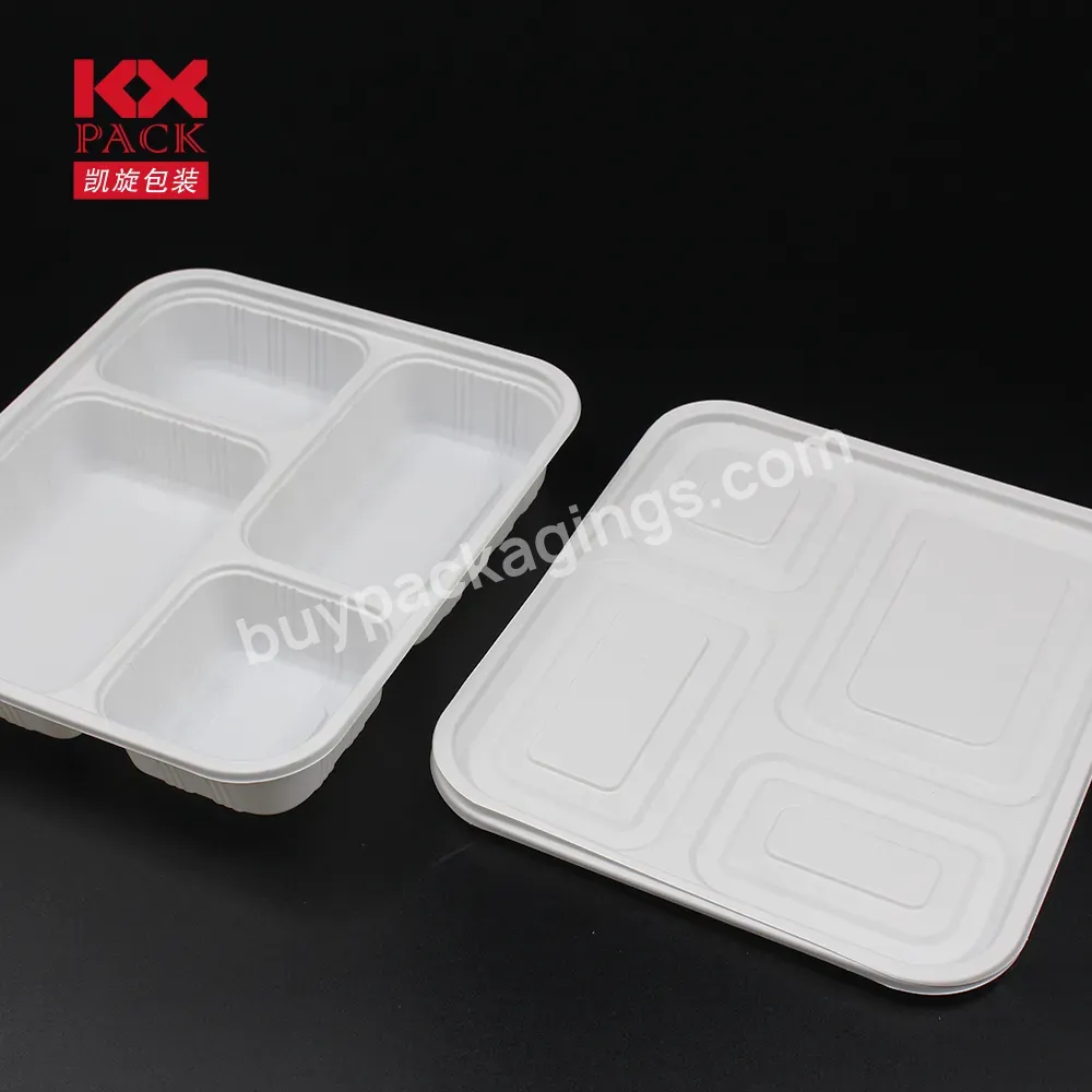Containers For Fruit And Food Biodegradable Corn Starch Meat Trays With Lid Home Hotel Restaurant Rectangle Food Package - Buy Hot Sale Eco-friendly Tray Biodegradable Meat And Fruit Tray Bagasse With Food Material,Disposable Biodegradable Pla Takeaw