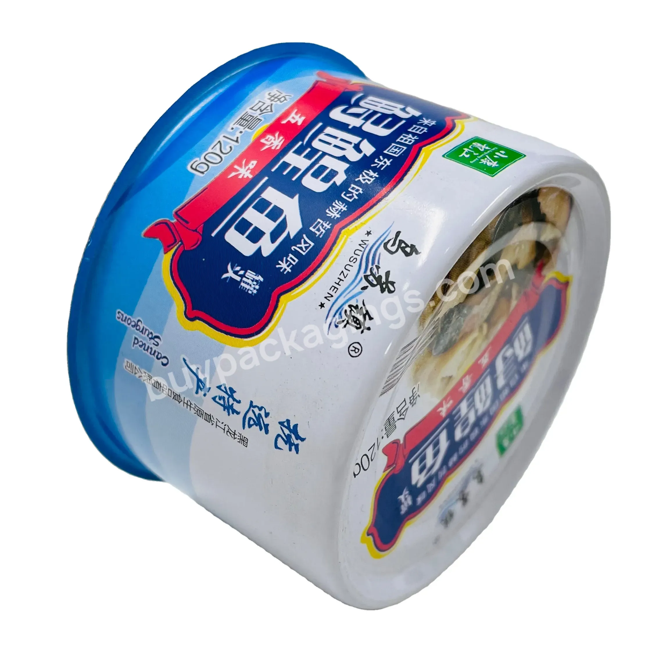Convenient Customizable Exquisite Export Fish Tin Can Seafood Ready To Eat