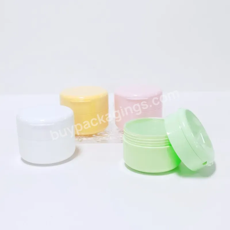 Cosmetic Clamshell Tooth Powder Box Personal Body Care 100g Clamshell Pp Cream Jar