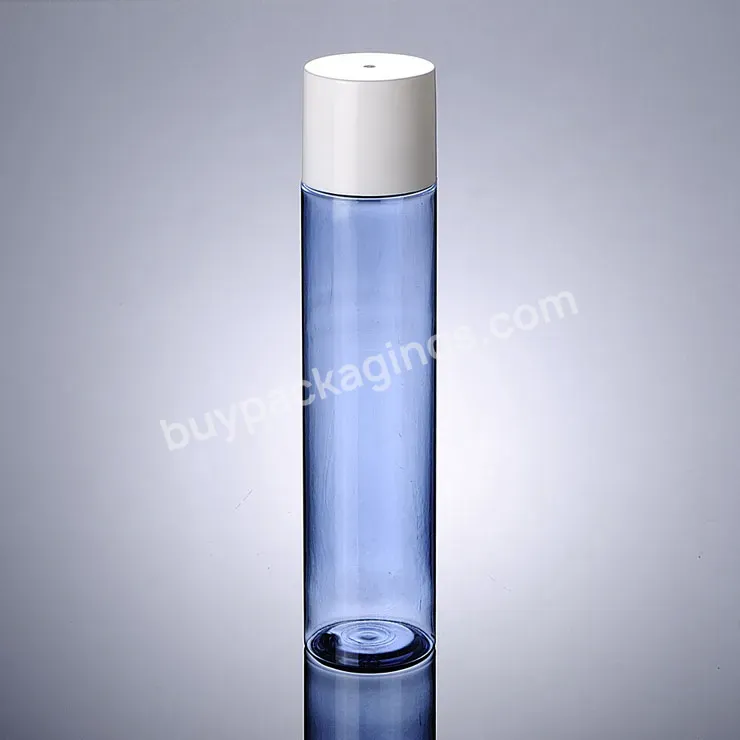 Cosmetic Clear/blue Facial Toner Bottle Toner Liquid 100ml Plastic Bottle With White Screw Cap For Toner Bottle - Buy Toner Bottle,Screw Caps For Bottle,Plastic Bottle.