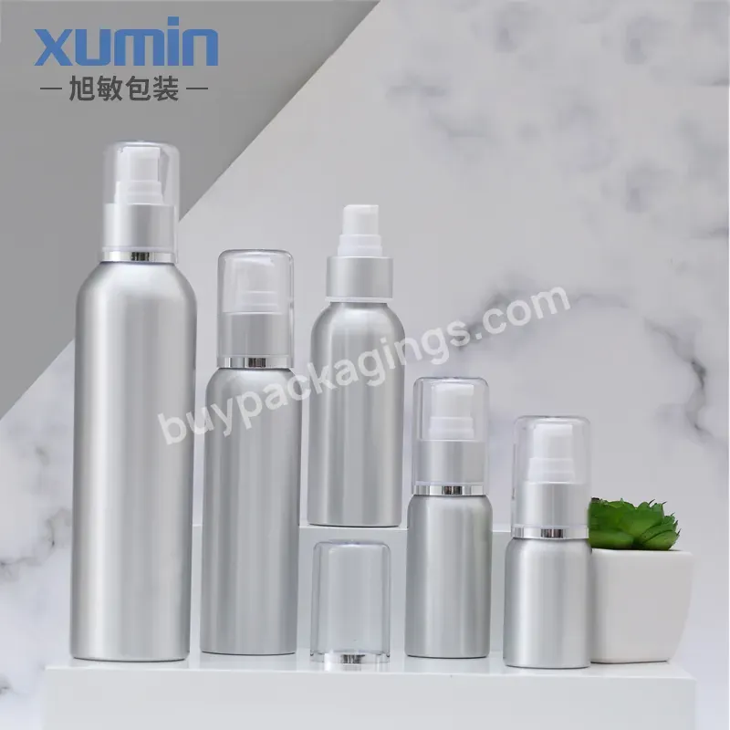 Cosmetic Lotion Aluminum Bottle 30ml 50ml 100ml 120ml 250ml Aluminium Bottle - Buy Aluminium Bottle,Aluminum Cosmetic Bottles,Lotion Pump Bottle.