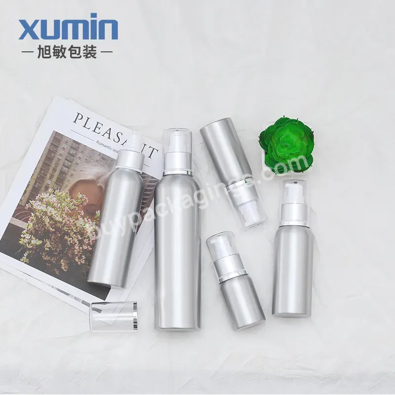 Cosmetic Lotion Aluminum Bottle 30ml 50ml 100ml 120ml 250ml Aluminium Bottle