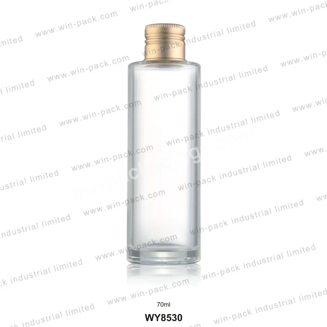Cosmetic Packaging 100ml White Glass Body Lotion Bottle With Gold Collar Pump High Quality - Buy Glass Bottle,Body Lotion Pump Bottle,Glass Cosmetic Packaging.