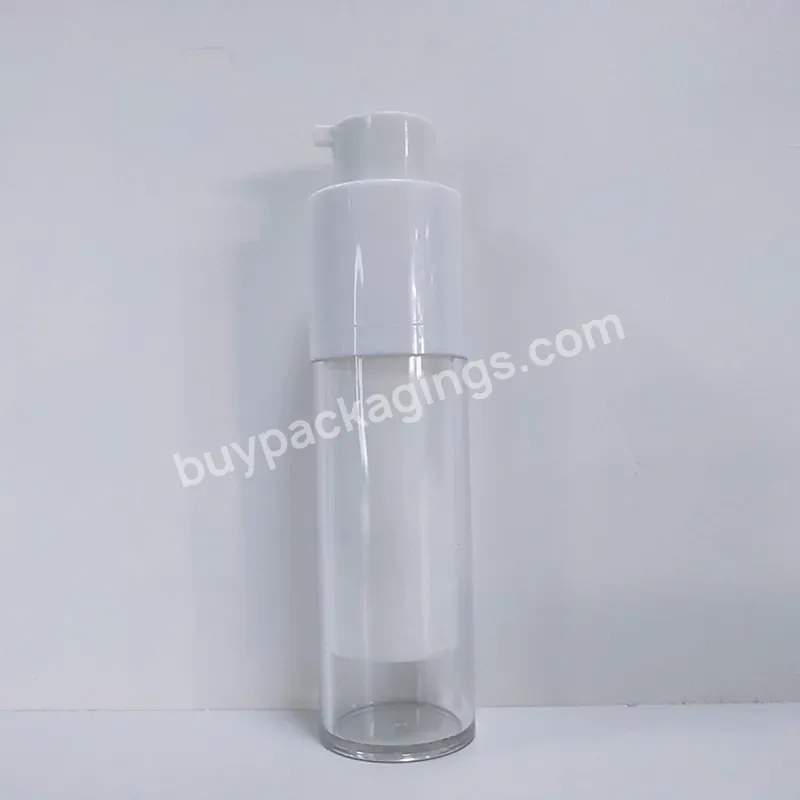 Cosmetic Packaging Pink Plastic Vacuum Airless Pump Bottle For Lotion Cream Foundation - Buy Cosmetic Vacuum Airless Pump Bottle,Airless Pump Bottle,Plastic Pump Bottle.