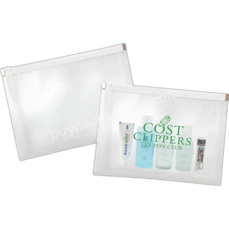 Cosmetic Pouch Travel Frosted Transparent Pvc Toilet Cosmetic Bag Clear Make Up Pouch With Zipper - Buy Makeup Pouch,Makeup Pouch With Zipper,Forsted Makeup Pouch.