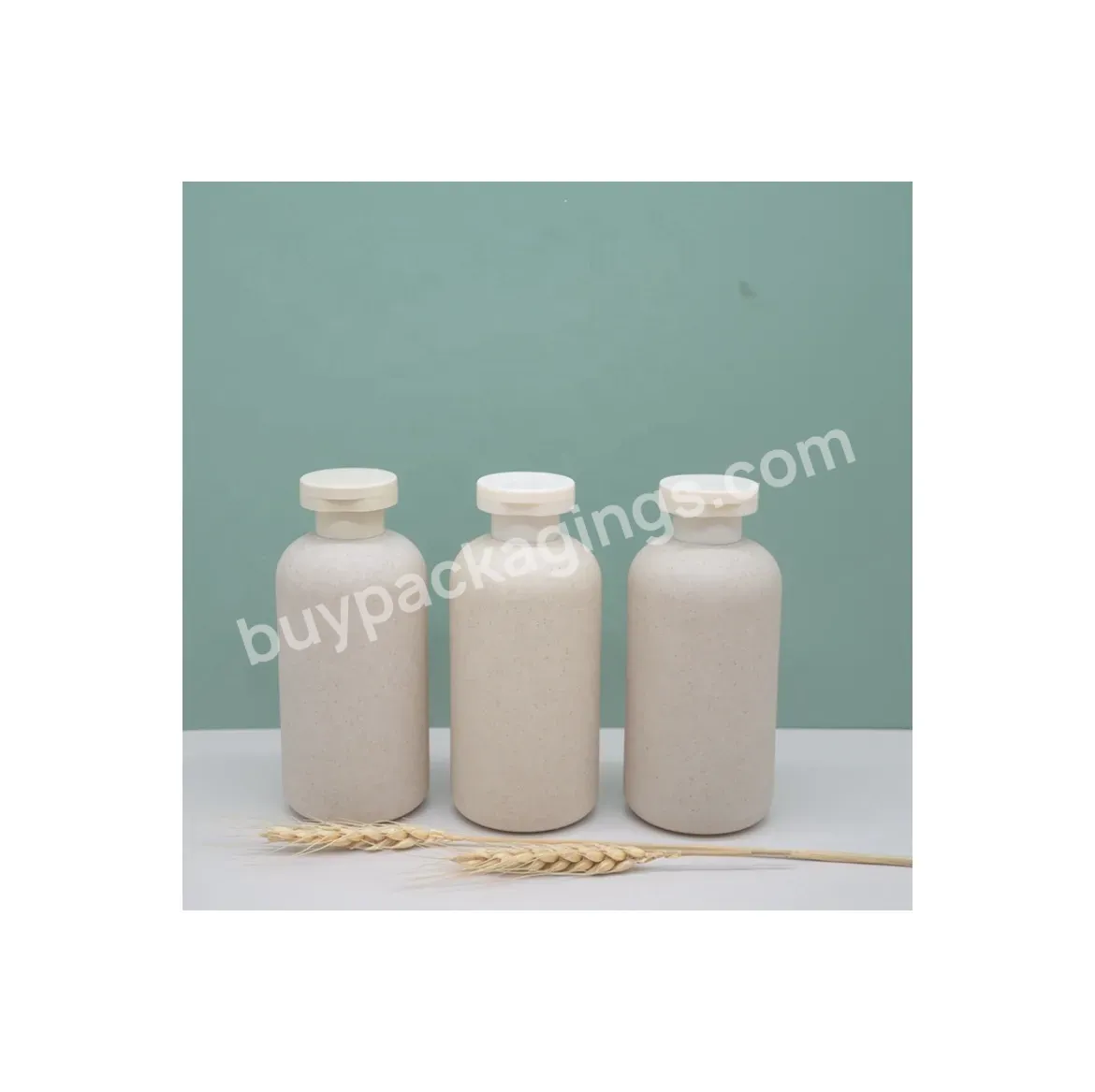Cosmetic Squeeze Bottles Kinds Of Widely Used Recyclable Wheat Straw Plastic Factory Selling All Custom Eco-friendly Nature Yd-2 - Buy Wheat Straw Lotion Bottle,Shampoo Bottle,Eco-friendly Cosmetic Plastic Bottle.