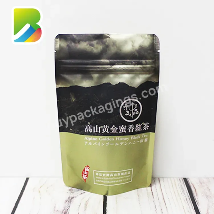 Creative Custom Printed Organic Green Package Plastic Packaging For Pla Biodegradable Milk Food Mini Tea Bag - Buy Tea Bag,Custom Printed Tea Bag Package,Milk Tea Food Packaging Bag.