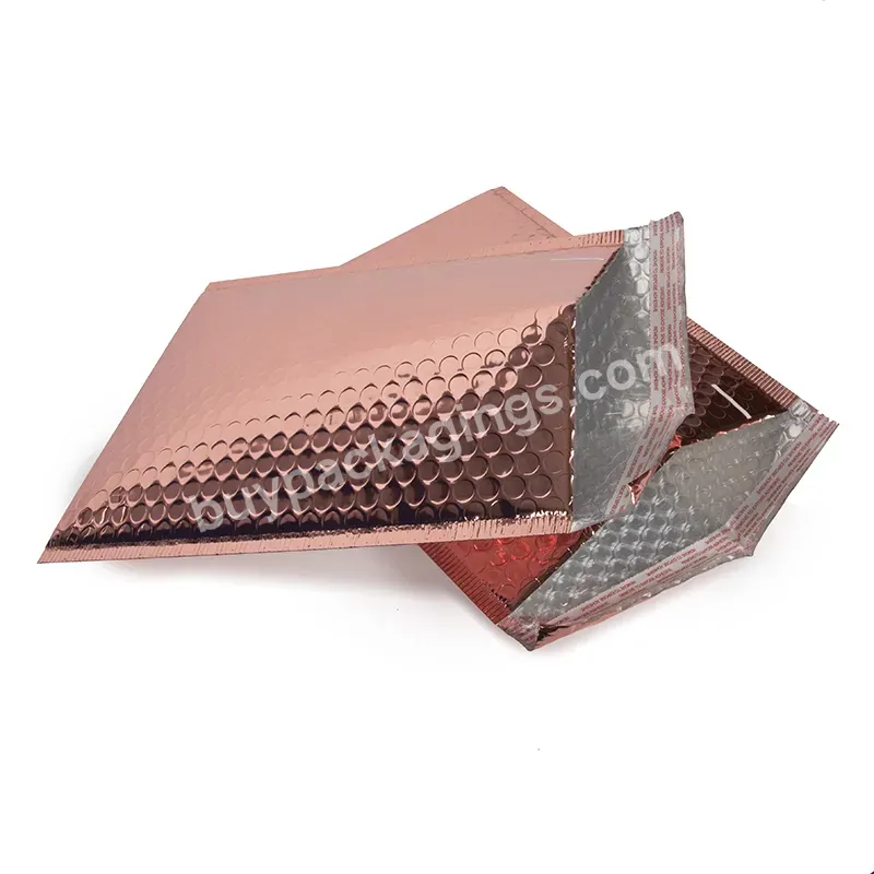 Creatrust Custom Shipping Poly Plastic Envelope Sleeves Clothing Bags Envelope Metallic Full Bubble Mailer - Buy Metallic Padded Envelopes,Metallic Bubble Mailer,Mailer Bags.