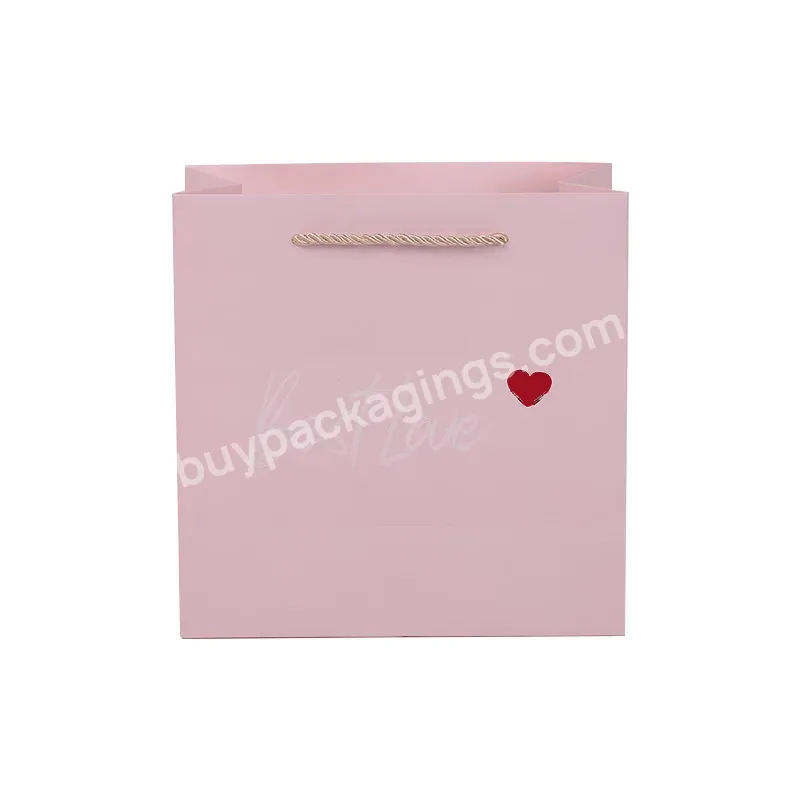 Creatrust Luxury Picnic Takeaway Pink Kraft See Through Drawstring Packaging Fancy Sandwich Customized Paper Bag With Pp Handle - Buy Paper Bag,Hot Sell Pink Jewelry Carrier Kraft In Stock Unicorn Gift Retail Plant Paper Bag,Shopping Colorful Craft H
