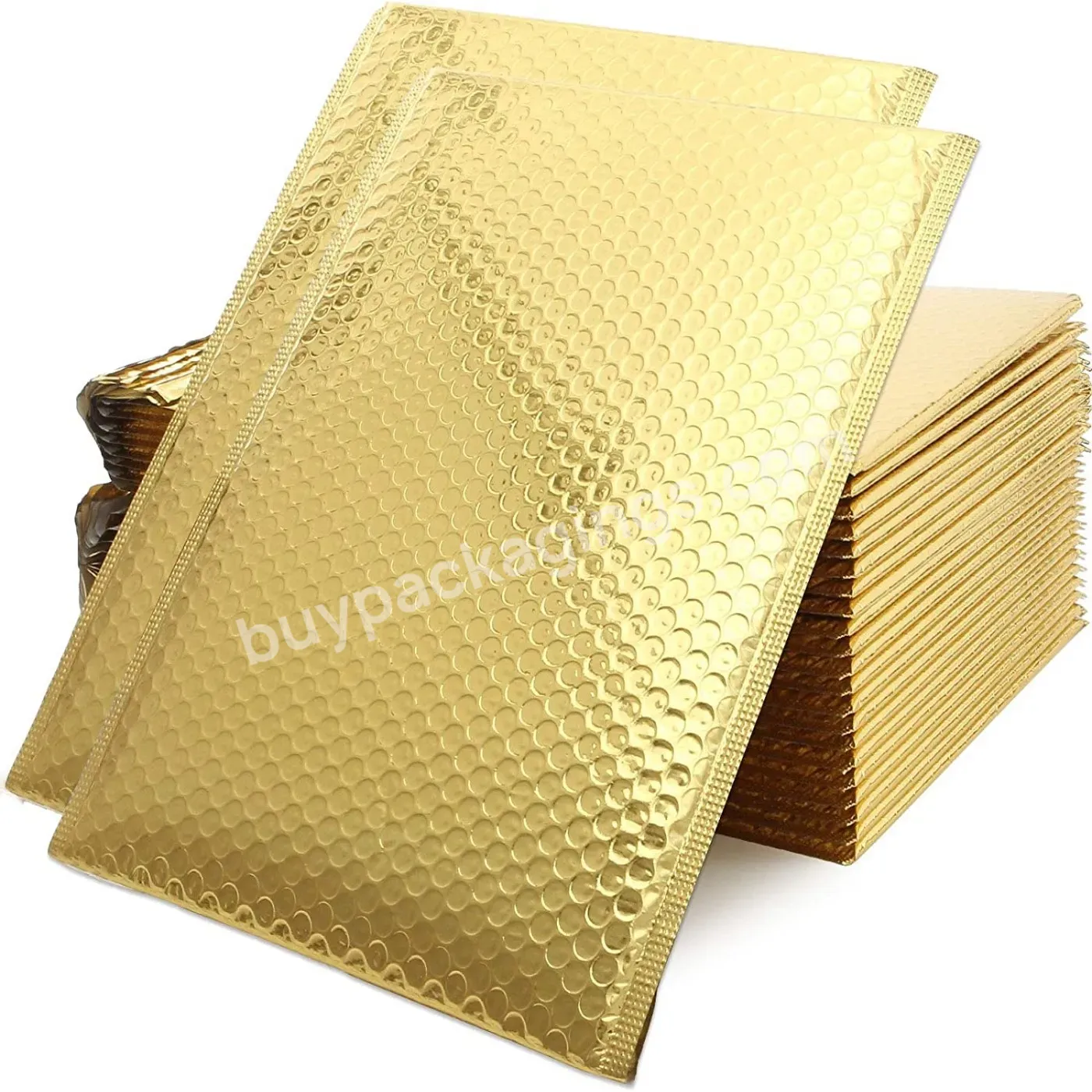 Ctcx Custom Polybag Mailing Shipping Metallic Holographic Foil Glitter Bubble Mailers Gold Glamour Metallic Bubble Mailers - Buy Metallic Bags Metallic Bubble Mailer Metallic Gift Bag Metallic Envelope Pink Envelops Metallic Metallic Gold Bubble Mail