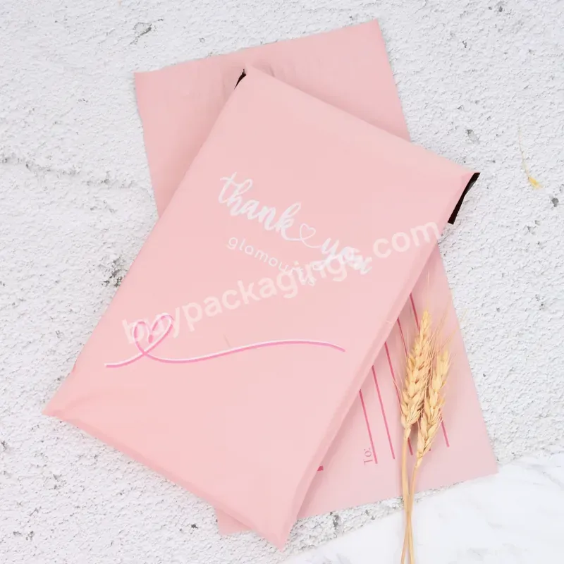Custom 100% Biodegradable Compostable Pink Mailing Plastic Courier Envelope Packaging Shipping Mail Pouch Bag For Clothing - Buy Mail Pouch Bag For Clothing,Compostable Pink Mailing Plastic Bag,Plastic Courier Envelope Packaging Bag.