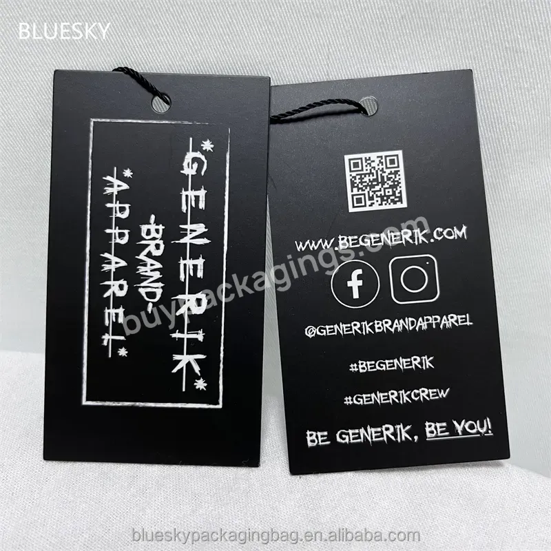 Custom 100% Recyclable Garment Label Original High Quality Hang Tags Craft Paper Clothing Tags - Buy Wholesale Garment Swing Tag,Custom Clothing Tags Labels,Standard Hang Labels Size.