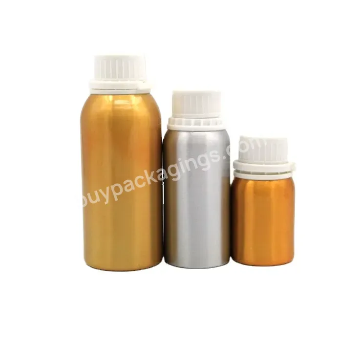 Custom 100ml 200ml 500ml 1000ml Wholesale Essential Oil Aluminum Bottles With Plastic Safty Cap Manufacturer/wholesale