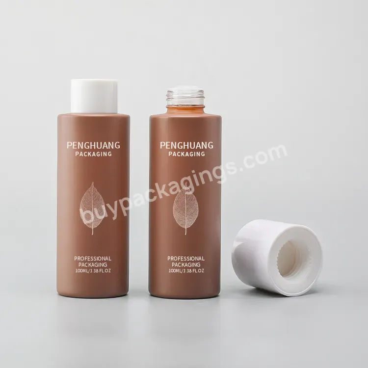 Custom 100ml Glass Lotion Bottle Empty Containers For Lotions Cosmetic Packing Bottle Facial Oil Moisturizing - Buy Cosmetics Packaging Glass,Glass Cosmetic Bottle,Cosmetic Facial Oil Emulsion.