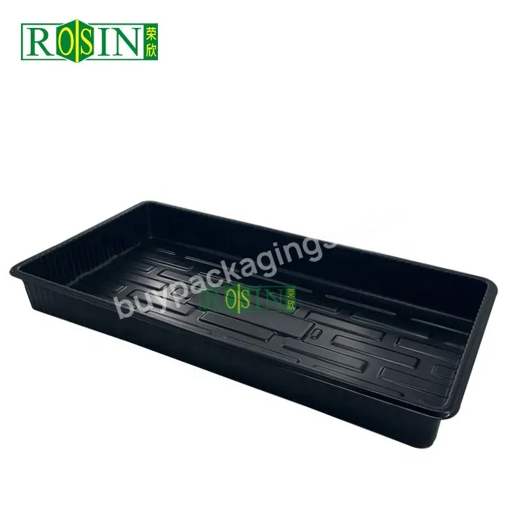 Custom 1020 Plant Growing Flat Hydroponic Plastic Seed Tray Without Holes Seed Nursery Tray - Buy 1020 Hydroponic Flat Tray,Black Agriculture Seed Tray,Plastic Seed Tray.