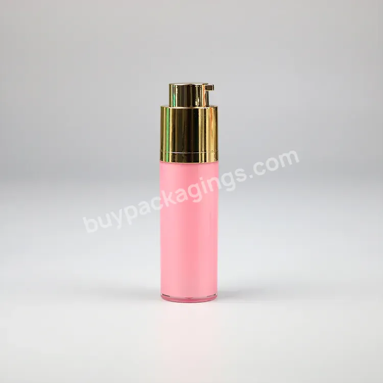 Custom 15ml 30ml 50ml Airless Lotion Pump Bottle Refillable Container Rotating Pink Twist Up Top Twist-up Round Square Cosmetic - Buy As Pp Airless Cosmetic Bottle,15 Ml 30 Ml 50 Ml 100 Ml Airless Pump Skincare Cosmetic Bottles,15ml 30ml 50ml White E
