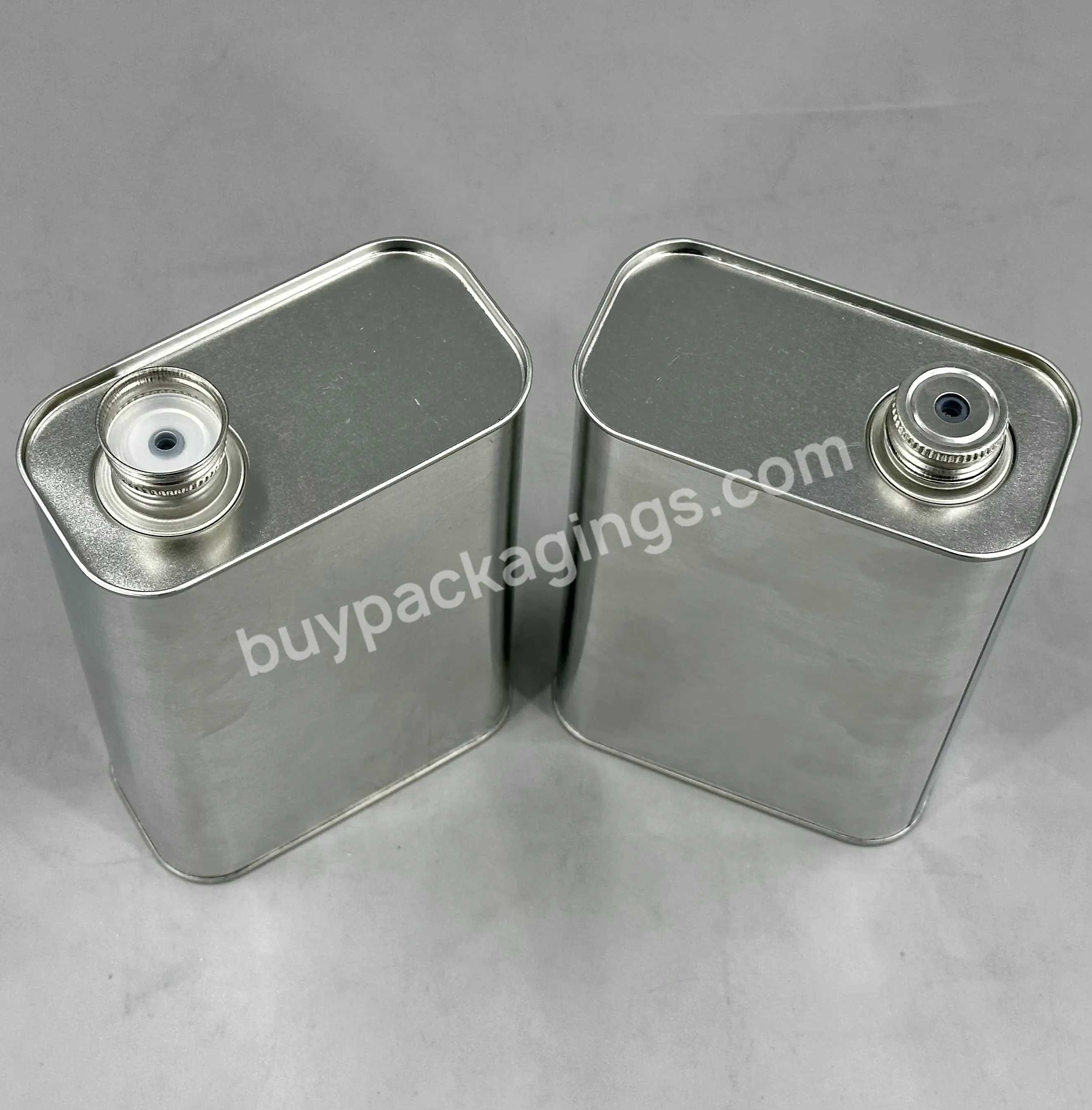 Custom 1l Oil Glue Container Square Tin Can With Plastic Cover And Screw Spout - Buy F-style Engine Oil Brake Oil Motor Oil Tin Can With Spout,Custom 1l Oil Container Square Tin Can,Tinplate Glue Tin Can With Plastic Spout Cover.