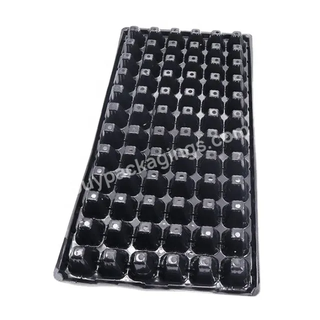 Custom 200 Cells Seedling Tray Polystyrene Black Ps Plastic Nursery Seed Starter Tray With Dome Plant Tray For Growing Seedlings - Buy 200 Cells Seedling Tray,Ps Plastic Nursery Seed Starter Tray,Plant Tray For Growing Seedlings.