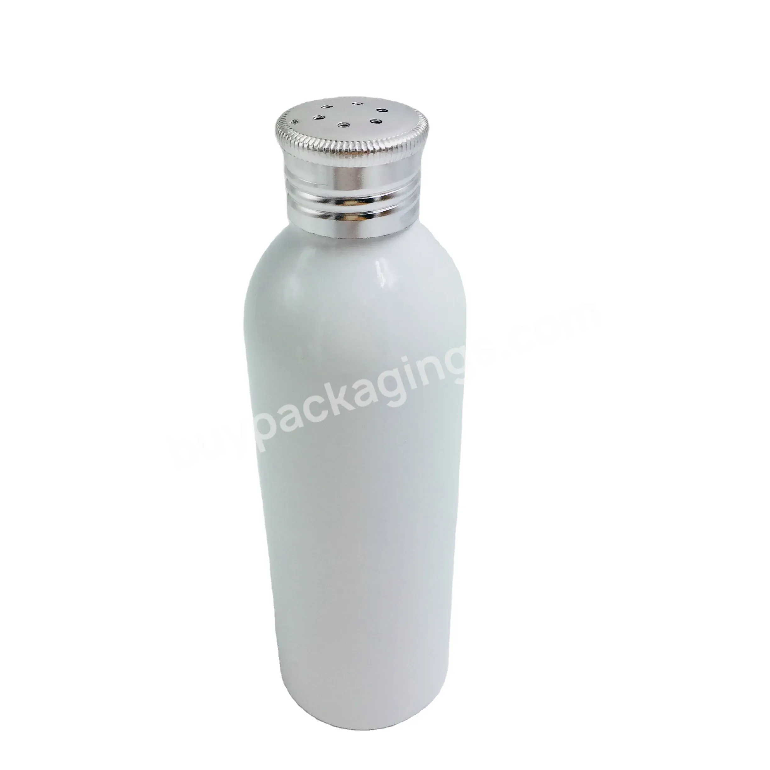 Custom 30/50/80/120/160/200g Cosmetic Aluminum Bottle With Screw Aluminum Cap For Powder Shaker - Buy Aluminum Bottle,Aluminum Shampoo Bottle,Aluminum Aerosol Bottle.
