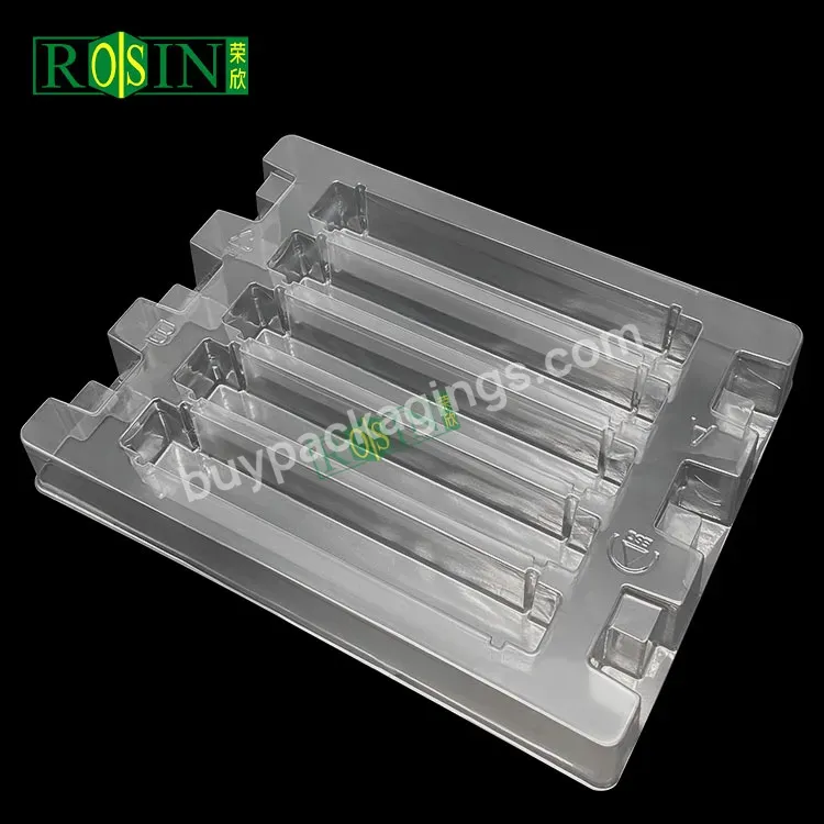 Custom 5 Compartment Rectangletransparent Hardware Components Blister Tray For Electronic Products - Buy Blister Tray For Electronic Products,Transparent Hardware Components Tray,Custom Components Blister Tray.