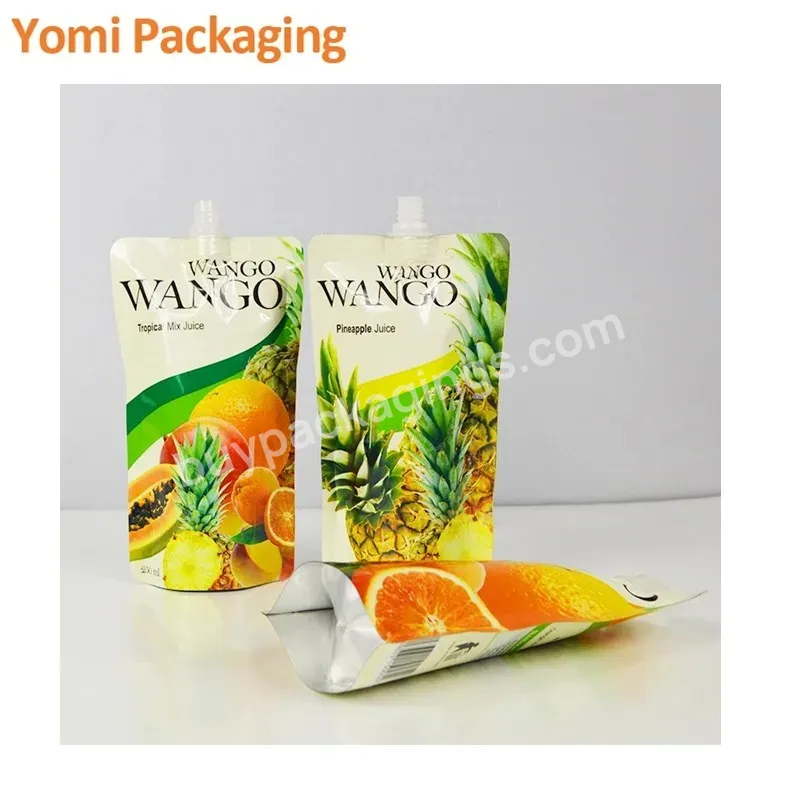 Custom 50ml 100ml 500ml Special Shape Bag Retort Fruit Juice Spout Pouch - Buy Special Shape Bag,Spout Pouch,Juice Pouch Bag.
