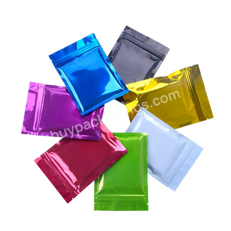 Custom Best Design Smell Proof 3x4 Inch Resealable Zip Lock Bags Food Mylar Bag Aluminum Foil Material Pouches - Buy 3 Side Seal Pouch Bag,Aluminum Laminated Foil Bag Food Packaging Bag,Transparent Plastic Packaging Pouch.