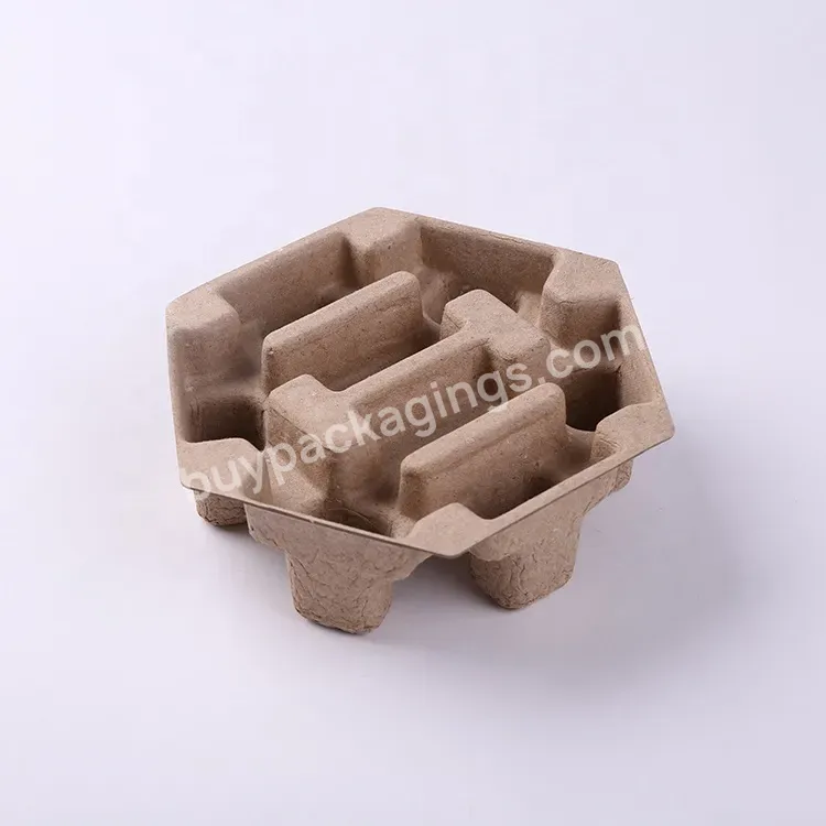 Custom Biodegradable Cardboard Paper Molded Tray Insert Packaging Recycled - Buy Paper Molded,Molded Insert Packaging,Recycled Cardboard Tray.