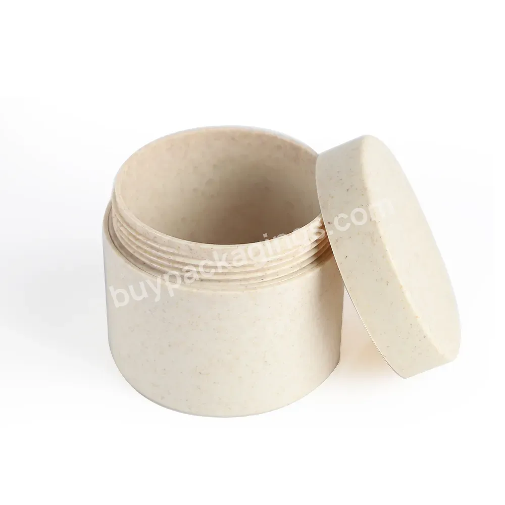 Custom Biodegradable Empty Straw Wheat Eco Friendly Cosmetic Jar Face Wash Foam Bottle Container Packaging Bottles For Vitamins - Buy Wheat Straw Cosmetic Packaging,Wheat Straw Bottles,Straw Wheat Eco Friendly Bottles For Vitamins.