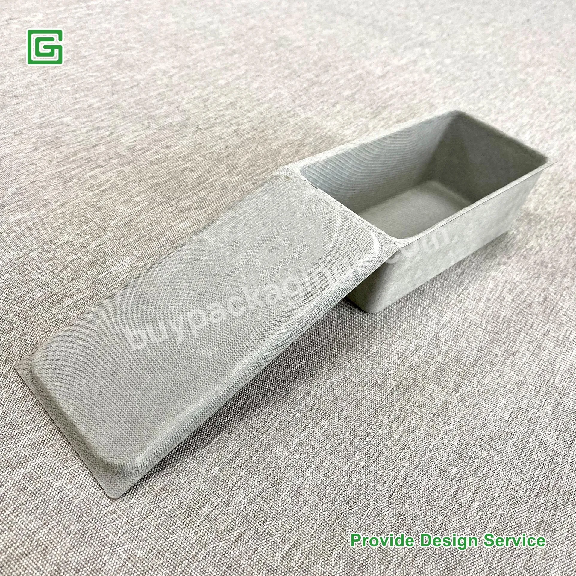Custom Biodegradable Fiber Pulp Molded Clamshell Box For Beauty And Personal Care - Buy Pulp Molded Clamshell Box,Molded Pulp Packaging,Colorful Skincare Box.