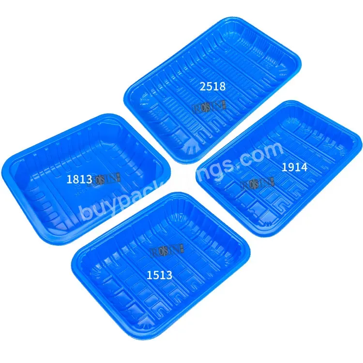 Custom Biodegradable Frozen Blue Food Tray Plastic Pp Meat Tray For Fresh Disposable Meat Thawing Packaging - Buy Disposable Food Packaging Pp Meat Tray,Blue Plastic Pp Meat Tray,Biodegradable Frozen Food Tray.