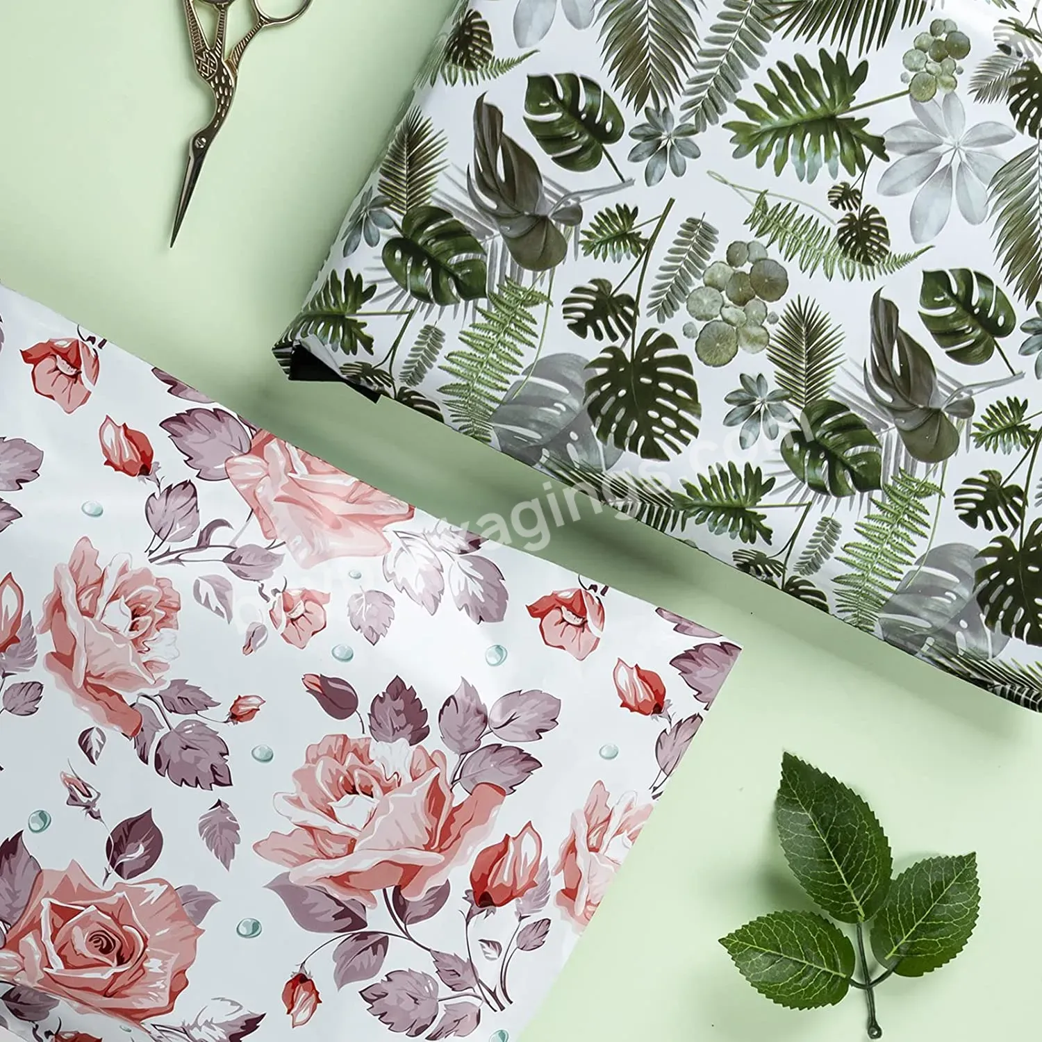 Custom Biodegradable Plastic Floral Courier Bubble Postage Package Shipping Envelope Mailing Packaging Poly Mailer Bag With Log - Buy Custom Biodegradable Plastic Floral Courier Bubble Postage Package,Shipping Envelope Mailing Packaging Poly Mailer B