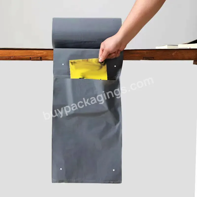 Custom Biodegradable Plastic Mailing Bag Printed Sustainable Poly Mailer Bag Single Side Pre-opening Continuous Roll - Buy Pre Opened Poly Auto Bags On Roll,Courier Bags With Rolls,Single Side Pre-ope Roll Bags.