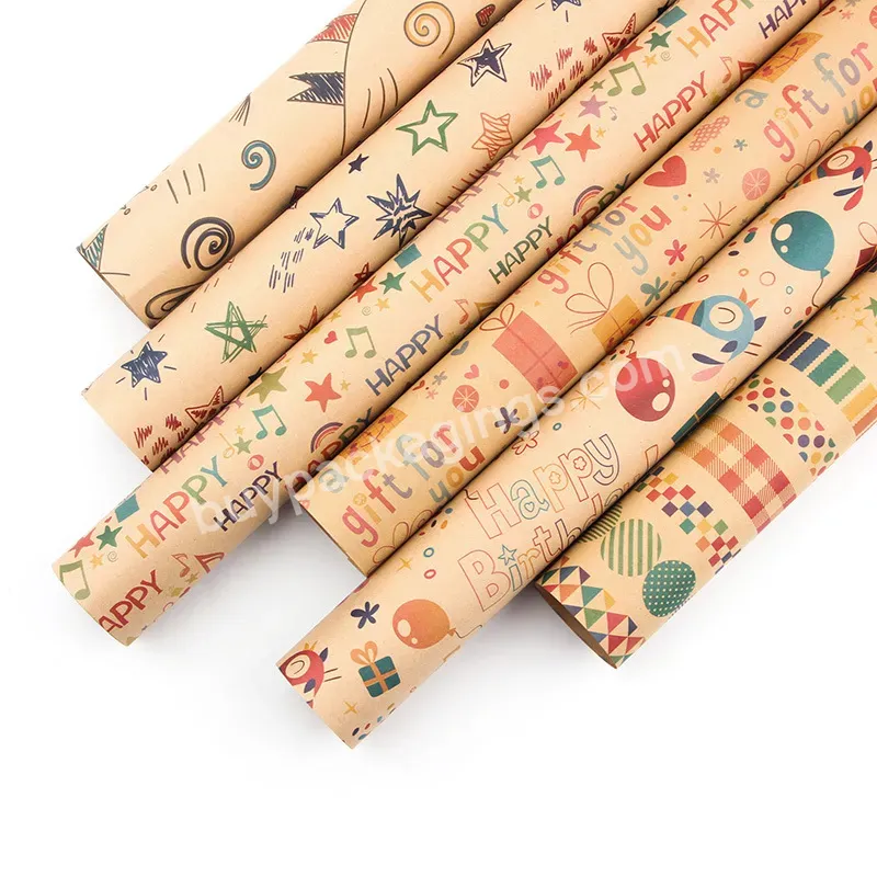 Custom Birthday Gift Wrapping Paper Printed Gift Wrapping Paper Wholesale Gift Wrapping Paper Set - Buy Gift Wrapping Paper,Custom Printed Gift Wrapping Paper Roll,Birthday Gift Wrapping Paper.