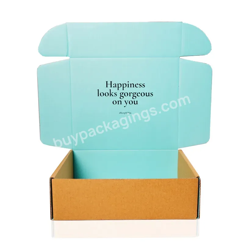 Custom Box Packaging Paper Corrugated Cardboard Mailer Mailing Shipping Box For Clothing Packaging - Buy Corrugated Cardboard Box,Mailer Boxes,Shipping Box.