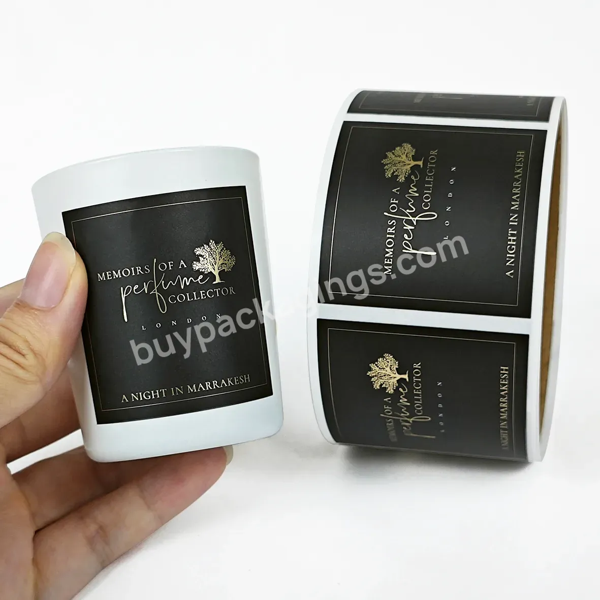 Custom Candle Stickers Printing Labels For Candle Jars Logo Etiquetas Gold Foil Best Candle Stickers - Buy Best Candle Stickers,Custom Label Sticker For Candle Jars,Candle Labels.