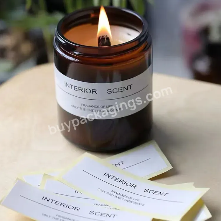 Custom Candle Stickers Printing Labels For Candle Jars Logo Etiquetas Gold Foil Candle Labels - Buy Custom Printed Metallic Waterproof Sticker Jar Packaging Candle Label,Custom High Quality Candle Warning Labels,High Quality Luxury Candle Container W