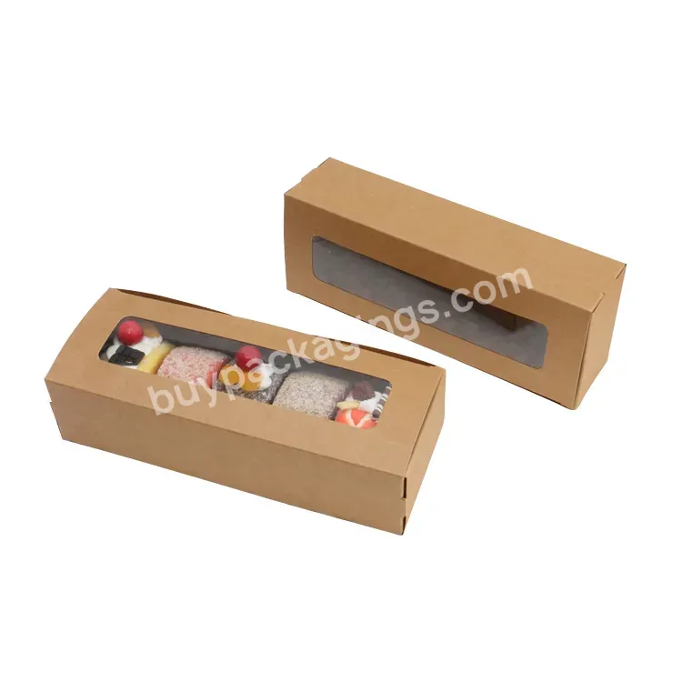Custom Cardboard Paper Clear Window Dessert Biscuit Bread Bakery Box Pastry Cookie Packaging Boxes With Transparent Window - Buy Cookie Box With Clear Window,Clear Window Dessert Biscuit Bread Bakery Box,Cookie Packaging Boxes With Transparent Window.