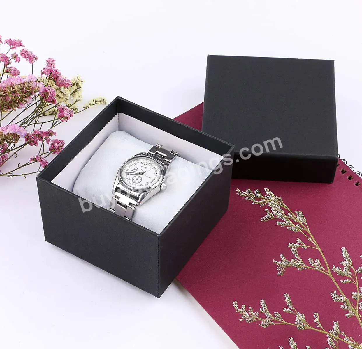 Custom Cardboard Paper Jewelry Watch Paper Package Box Lid And Based Cardboard Watch Packaging Gift Box - Buy New Design Paper Watch Boxes Packaging Gift Wrap Box,Oem Customized Cheap Men's And Women's Couple Luxury Square Paper Cardboard Watch Packa