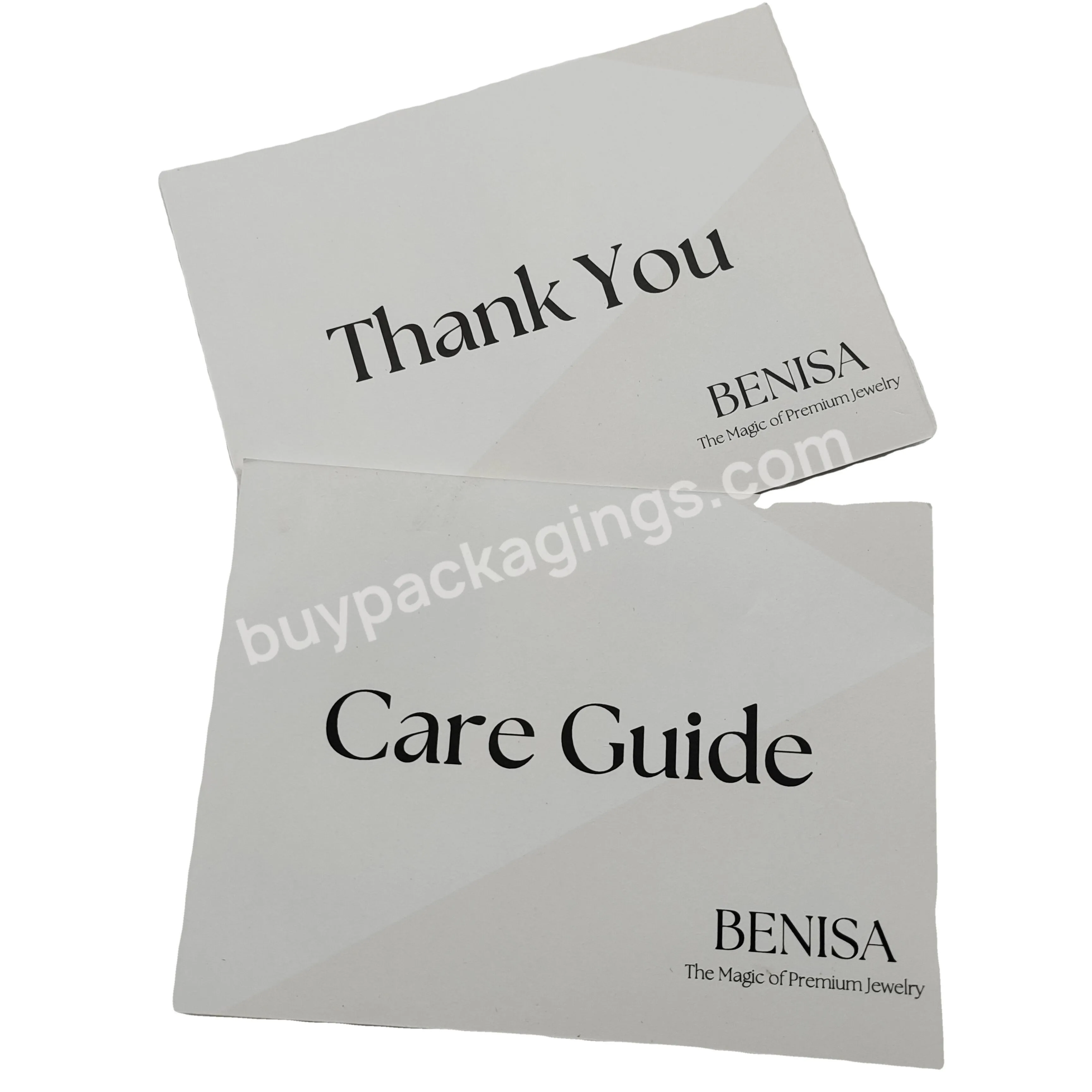Custom Cardboard Various Situations Useful Printed Beautiful Thank You Card With Your Own Logo