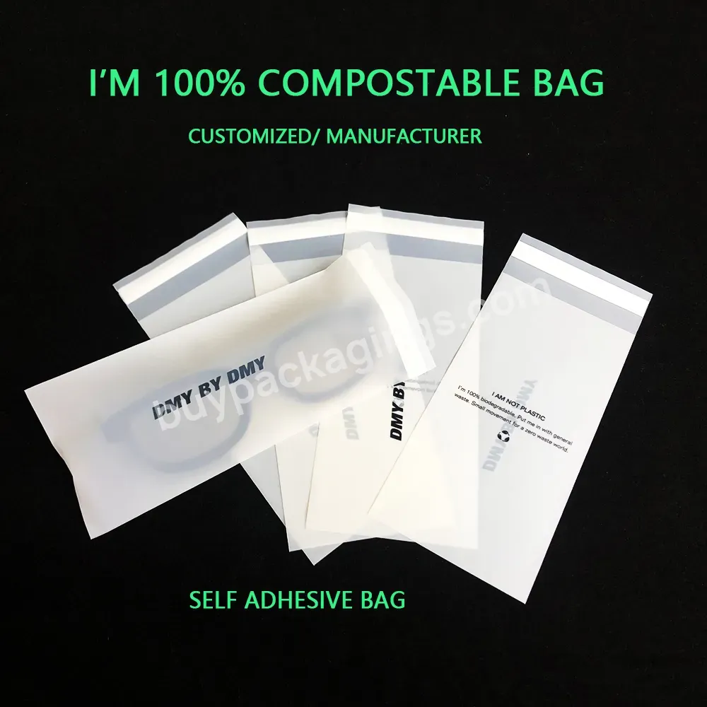Custom Certified Eco Friendly 100%compostable Biodegradable Bags With Logo