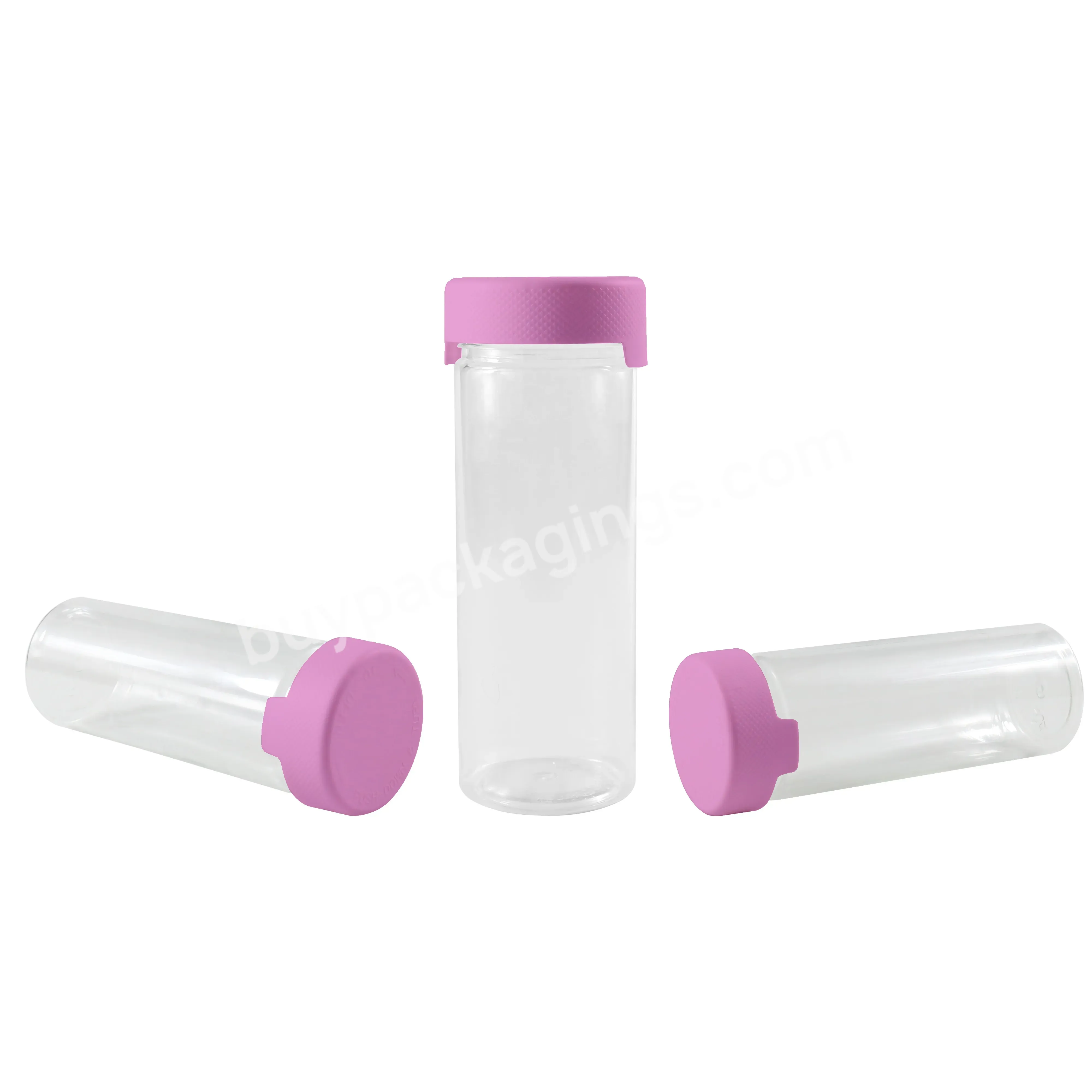 Custom Child Resistant Pre Roll Display Pp Plastic Candy Herb Packaging Container Plastic Pop Top Jars Preroll Packaging - Buy Preroll Packaging,Pre Rolled Display,Preroll.